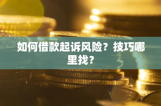 武汉如何借款起诉风险？技巧哪里找？